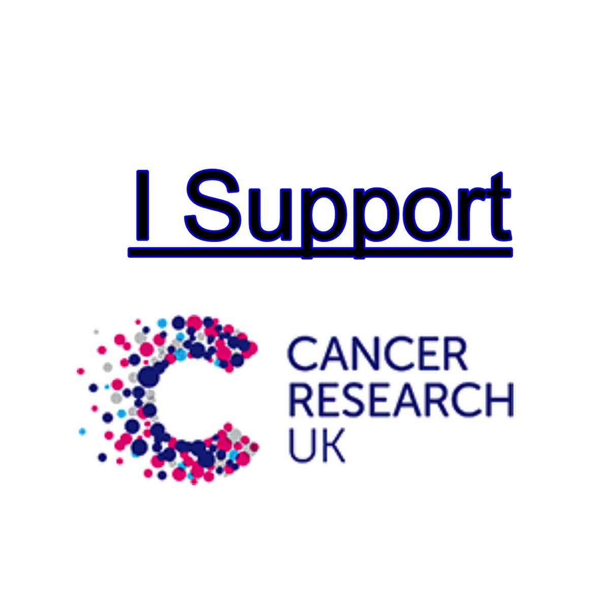 I Support Cancer Research UK button