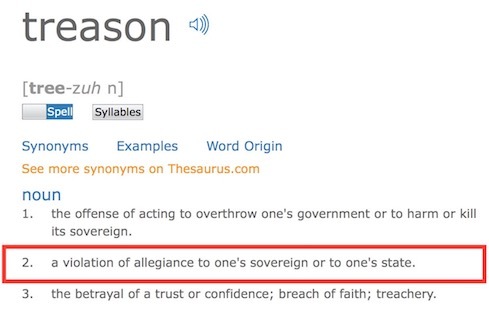 Treason definition