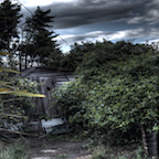 A gloomy HDR shed photo. 2015.